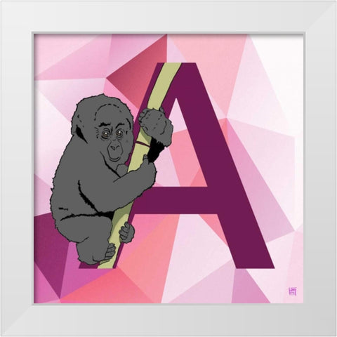 A White Modern Wood Framed Art Print by Perrenoud, Aubree