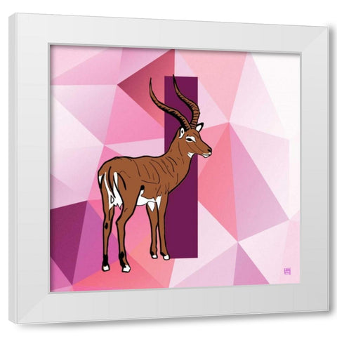 I White Modern Wood Framed Art Print by Perrenoud, Aubree