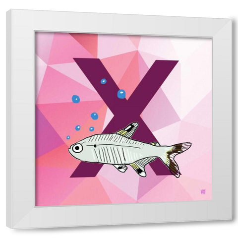 X White Modern Wood Framed Art Print by Perrenoud, Aubree