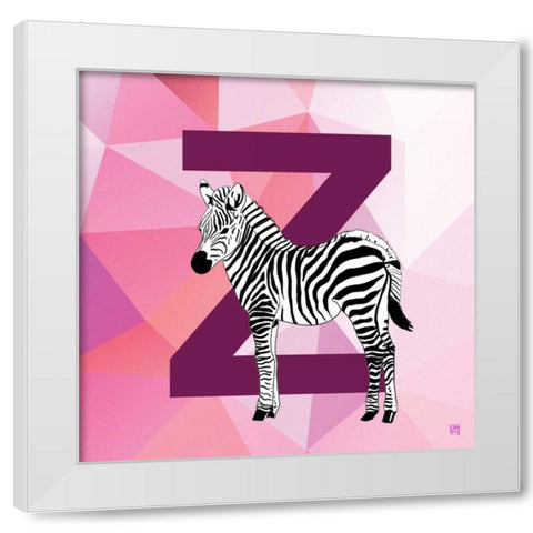 Z White Modern Wood Framed Art Print by Perrenoud, Aubree