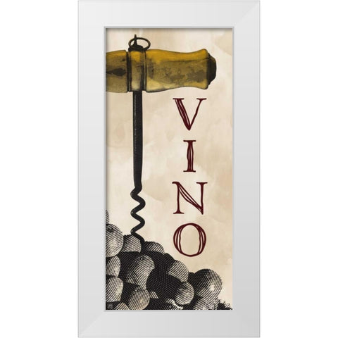 Wine II White Modern Wood Framed Art Print by Perrenoud, Aubree