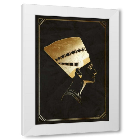 Queen White Modern Wood Framed Art Print by Perrenoud, Aubree