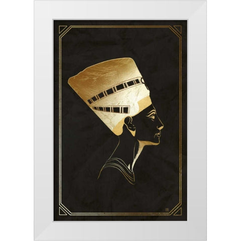 Queen White Modern Wood Framed Art Print by Perrenoud, Aubree