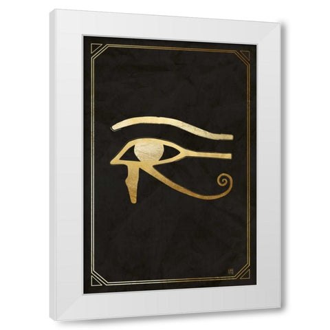 Eye of Taurus White Modern Wood Framed Art Print by Perrenoud, Aubree