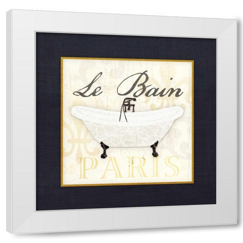 Le Bain - Tub White Modern Wood Framed Art Print by Perrenoud, Aubree