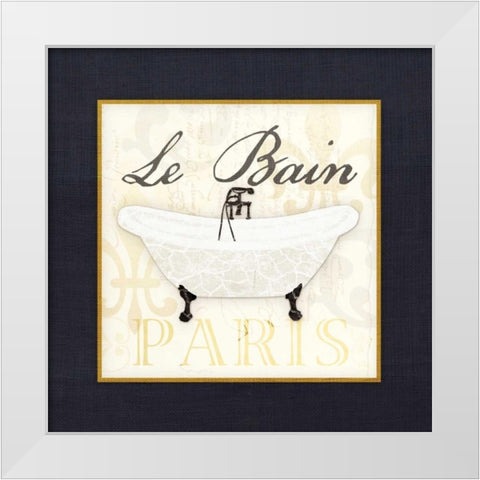 Le Bain - Tub White Modern Wood Framed Art Print by Perrenoud, Aubree