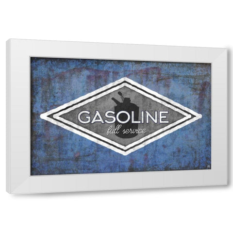 Gasoline White Modern Wood Framed Art Print by Perrenoud, Aubree
