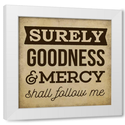 Surely White Modern Wood Framed Art Print by Perrenoud, Aubree