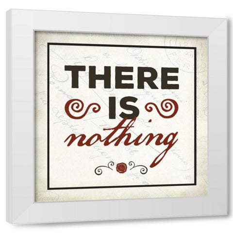 There is Nothing White Modern Wood Framed Art Print by Perrenoud, Aubree