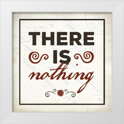 There is Nothing White Modern Wood Framed Art Print by Perrenoud, Aubree