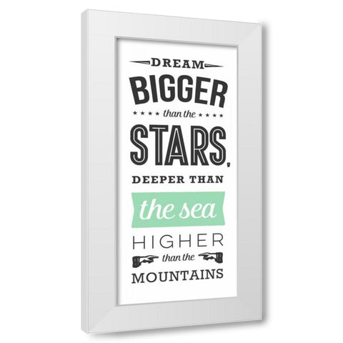 The Sea - White White Modern Wood Framed Art Print by Perrenoud, Aubree
