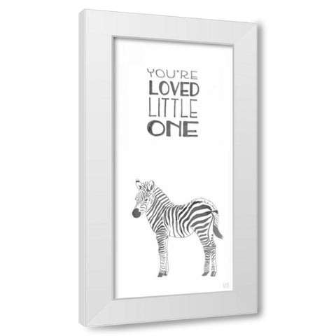 Loved Little One White Modern Wood Framed Art Print by Perrenoud, Aubree