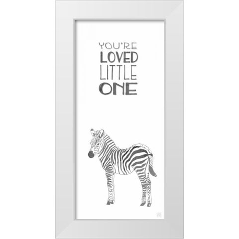 Loved Little One White Modern Wood Framed Art Print by Perrenoud, Aubree