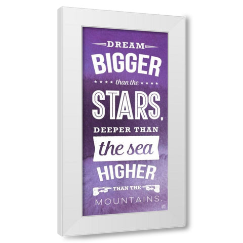 The Sea Dark White Modern Wood Framed Art Print by Perrenoud, Aubree