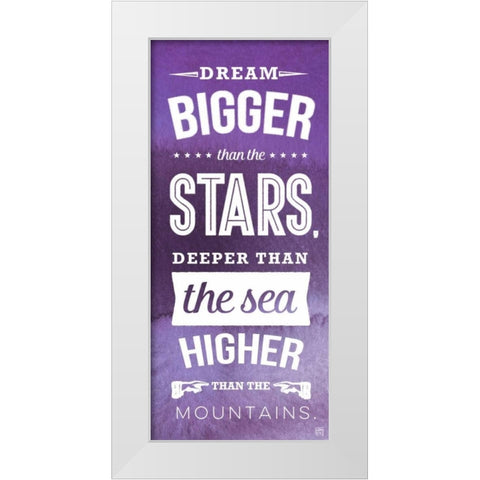 The Sea Dark White Modern Wood Framed Art Print by Perrenoud, Aubree