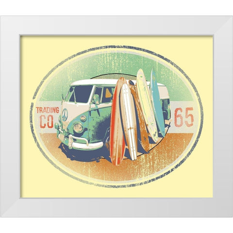 Timeless Trading Co. White Modern Wood Framed Art Print by Baldwin, Jim