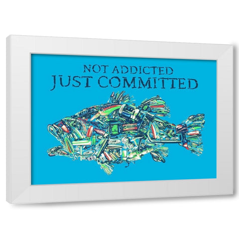 Committed White Modern Wood Framed Art Print by Baldwin, Jim
