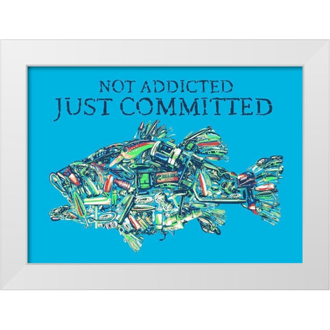Committed White Modern Wood Framed Art Print by Baldwin, Jim
