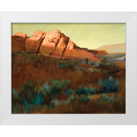 Splendor White Modern Wood Framed Art Print by Candy Rideout
