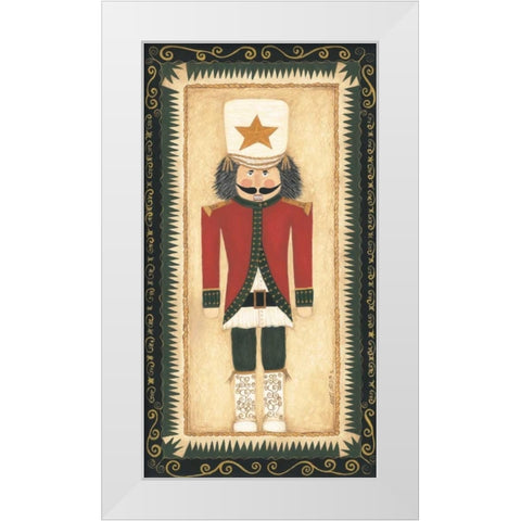 Nutcracker I White Modern Wood Framed Art Print by Shamp, Cindy