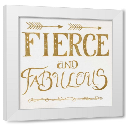 Fabulous White Modern Wood Framed Art Print by Shamp, Cindy