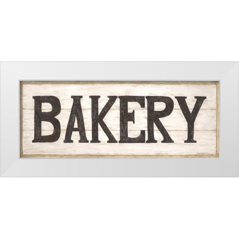 Bakery White Modern Wood Framed Art Print by Shamp, Cindy