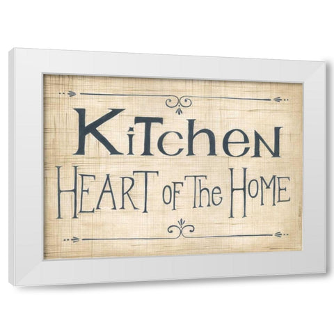 Kitchen White Modern Wood Framed Art Print by Shamp, Cindy