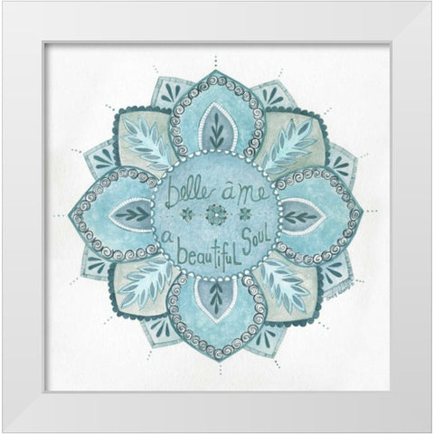 Beautiful Song White Modern Wood Framed Art Print by Shamp, Cindy