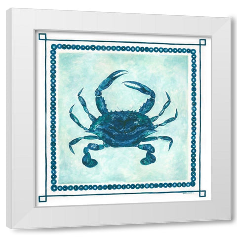 Crab II Frame White Modern Wood Framed Art Print by Shamp, Cindy