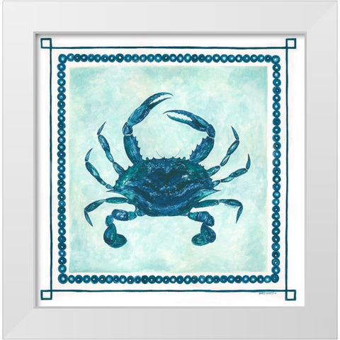 Crab II Frame White Modern Wood Framed Art Print by Shamp, Cindy