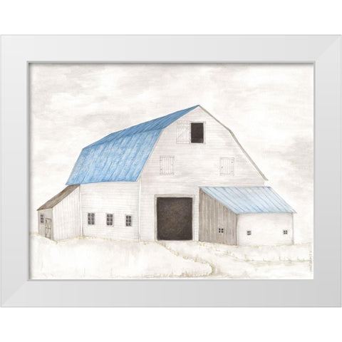 Barn III White Modern Wood Framed Art Print by Shamp, Cindy