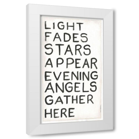 Light Fades White Modern Wood Framed Art Print by Shamp, Cindy