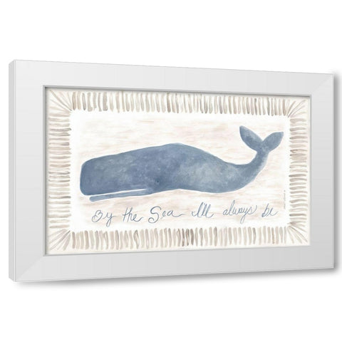 Always Be White Modern Wood Framed Art Print by Shamp, Cindy