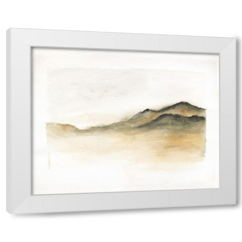 Mod Landscape White Modern Wood Framed Art Print by Shamp, Cindy