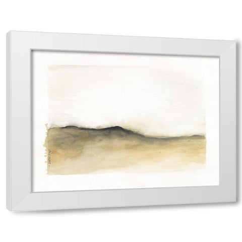 Mod Landscape III White Modern Wood Framed Art Print by Shamp, Cindy