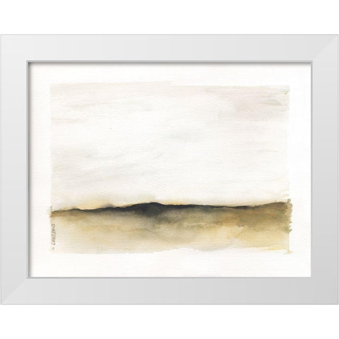 Mod Landscape IV White Modern Wood Framed Art Print by Shamp, Cindy