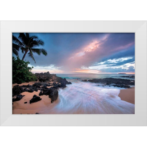 Cool Breeze White Modern Wood Framed Art Print by Frates, Dennis