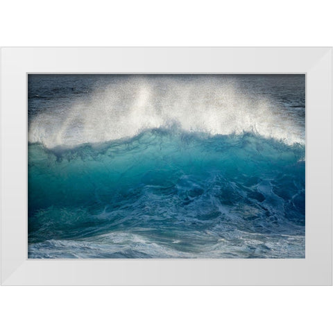 Crest White Modern Wood Framed Art Print by Frates, Dennis
