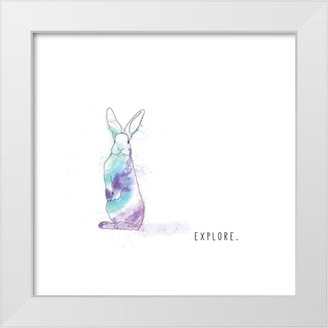 Explore White Modern Wood Framed Art Print by JMB Designs