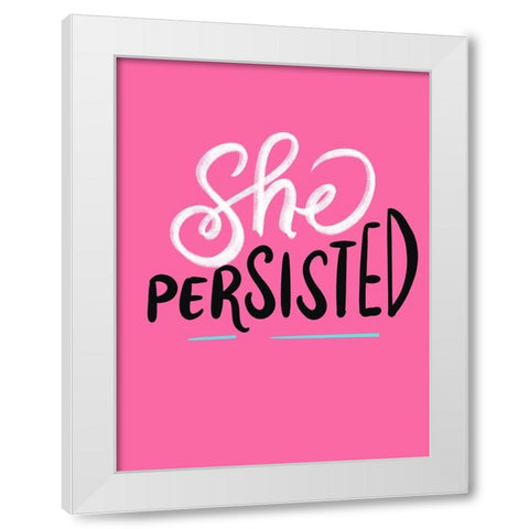 You Are Right White Modern Wood Framed Art Print by Batista, Dee