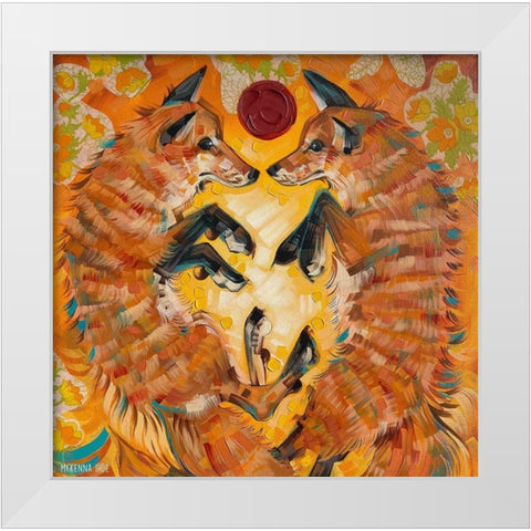 Ask the Oracle White Modern Wood Framed Art Print by Ihde, McKenna