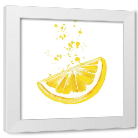 The Squeezed Lemon White Modern Wood Framed Art Print by Tyndall, Elizabeth