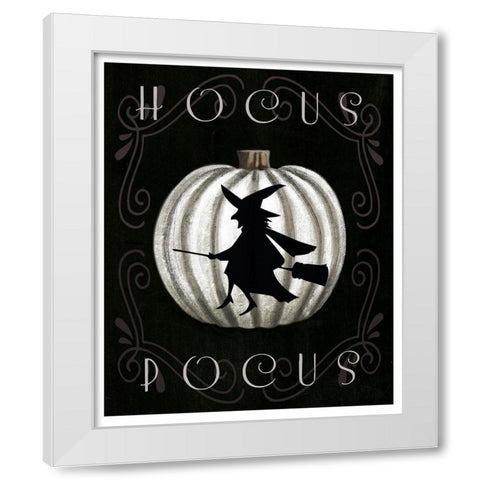 Hocus Pocus White Modern Wood Framed Art Print by Tyndall, Elizabeth