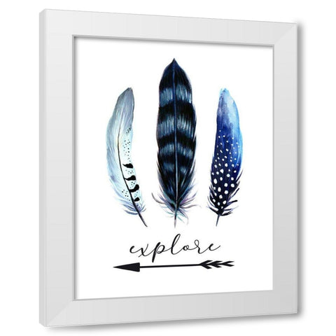 Explore White Modern Wood Framed Art Print by Tyndall, Elizabeth