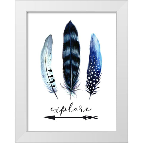 Explore White Modern Wood Framed Art Print by Tyndall, Elizabeth