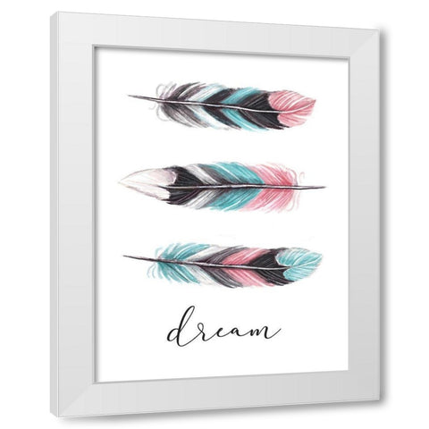 Dream   White Modern Wood Framed Art Print by Tyndall, Elizabeth