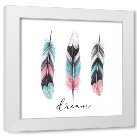 Dream White Modern Wood Framed Art Print by Tyndall, Elizabeth