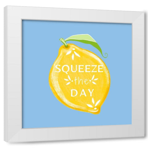 Squeeze the Day II White Modern Wood Framed Art Print by Tyndall, Elizabeth