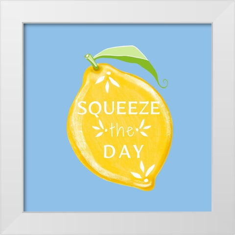 Squeeze the Day II White Modern Wood Framed Art Print by Tyndall, Elizabeth