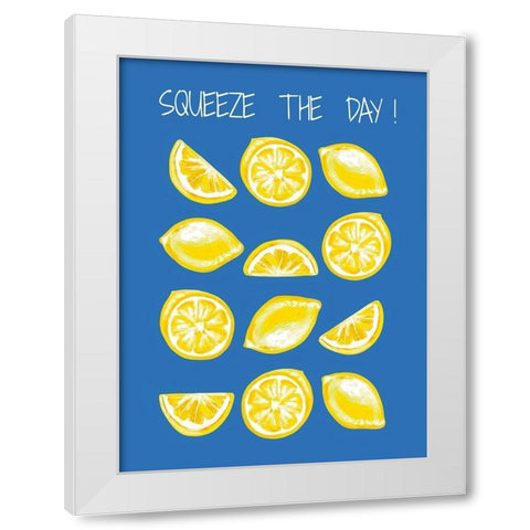 Squeeze the Day III White Modern Wood Framed Art Print by Tyndall, Elizabeth